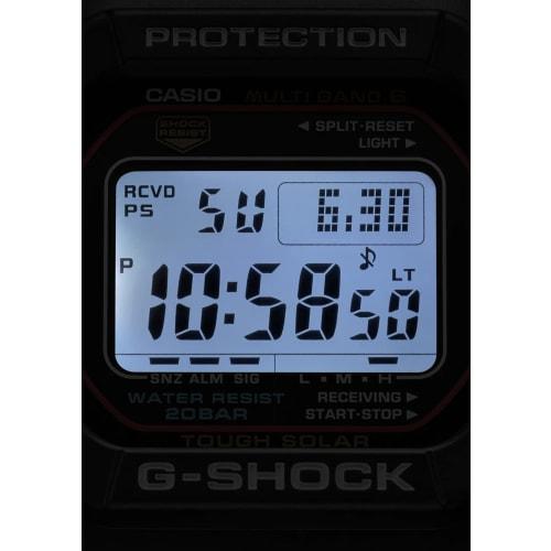 Montre Casio G-Shock [] Type Radio Solaire Super Illuminator (Lumière LED haute luminosité) GW-M5610U-1JF Homme Noir