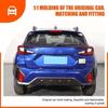 Soft Carbon Fiber Rear Door Trunk Trim Sticker Cover For Subaru Crosstrek 23+
