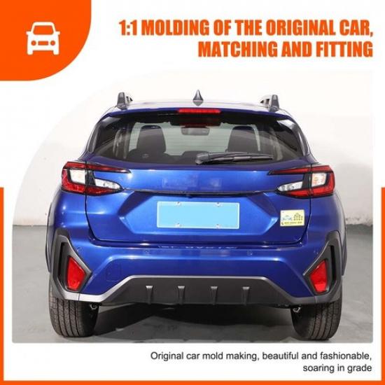 Soft Carbon Fiber Rear Door Trunk Trim Sticker Cover For Subaru Crosstrek 23+
