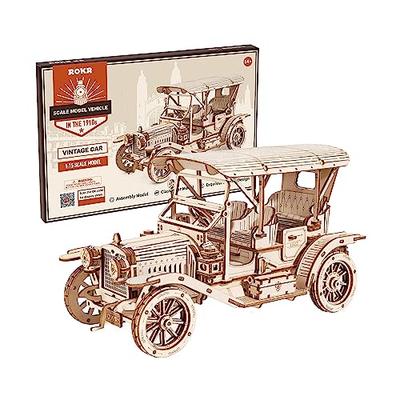 Robotime 3D Holzpuzzle, Lasergeschnittene Zahnräder, Miniaturspielzeug, Lernspielzeug für Jungen, Mädchen und Erwachsene, Perfekt für Vorschulfeiern, Neujahr