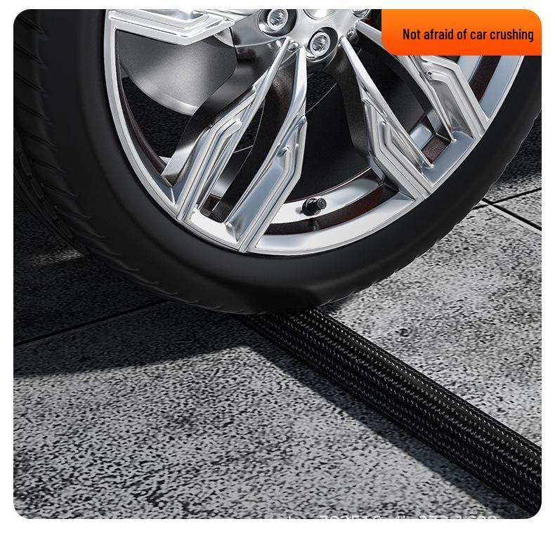 Set Furtun de Apă Retractabil de Înaltă Presiune, Rezistent la Explozii, pentru Spălarea Mașinii