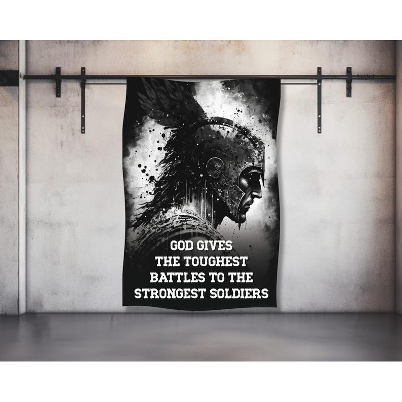 warrior tapestry 75x100 чёрный