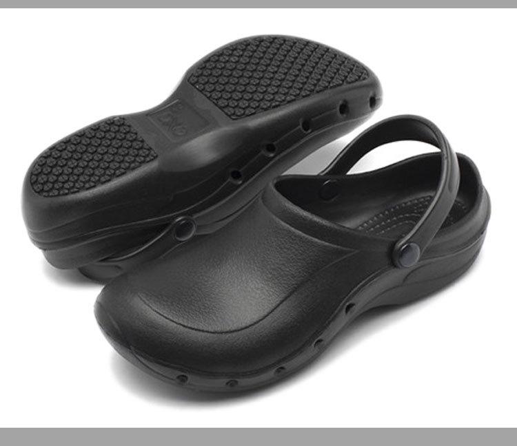 Chaussures de Chef Antidérapantes WAKO - Chaussures de Travail de Cuisine Étanches et Résistantes à l'Huile pour Hôtel, Restaurant et Plus.