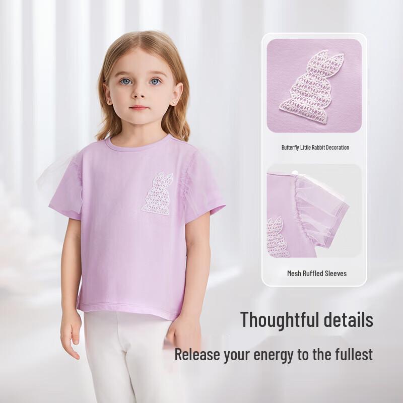 YEEHOO Girls' Breathable Short Sleeve T-Shirt