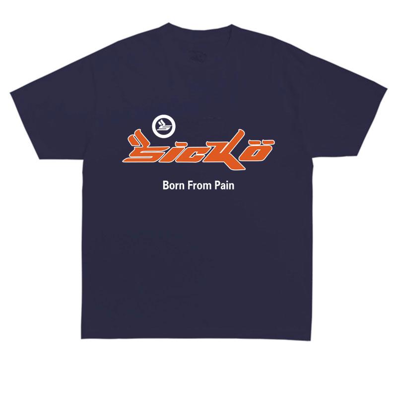 

2025 Новинки SICKO Born From Pain Футболка 100% Хлопок Футболка SICKO Хип-Хоп Футболка Круглый Вырез Уличная Одежда Kanye West Топы L