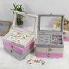 Earrings Ring Storage Square Box Holder Jewery Display Foldable Case