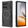 For Motorola Edge 60 Pro 5G Magnetic Case Butterfly Armor Hollow Heat Dissipation PC+TPU Phone Cover