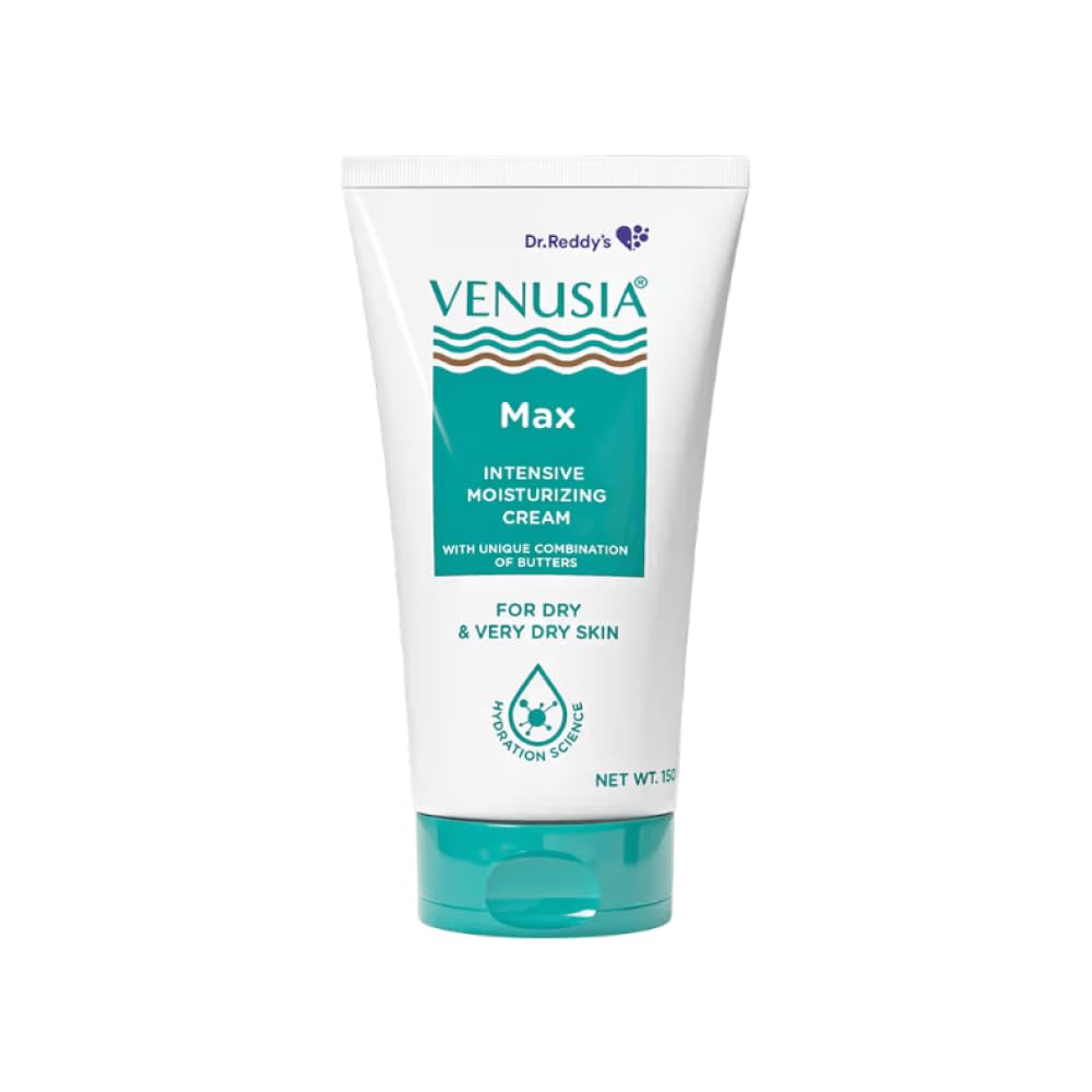 Dr. Reddy's Venusia Max Intensive Moisturizing Cream 150 g Pack for Face and Body Hydration
