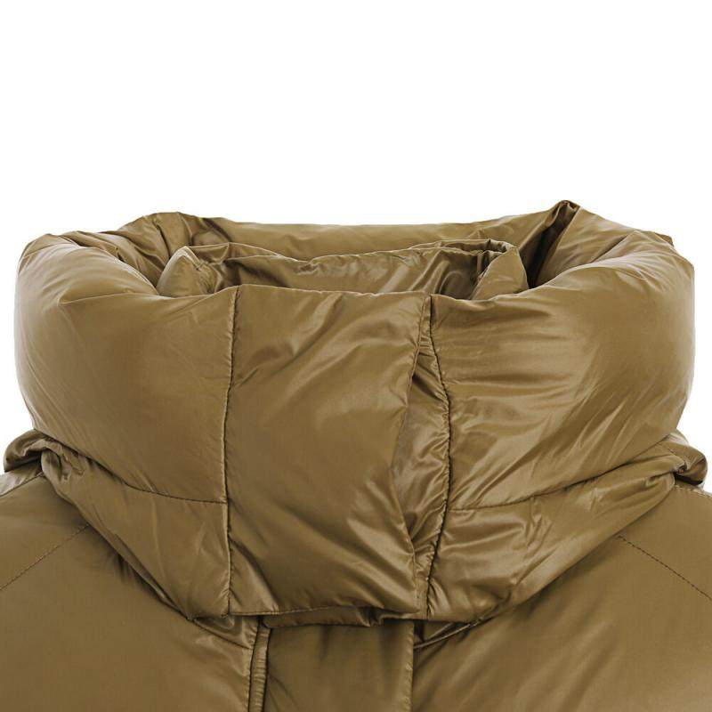 Vans Casual Sports Warm Hooded Cotton Jacket Women Jackets Olive-Green VN000R43CUQ