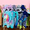 Children's Microfiber Hooded Bath Towel Cloak - Quick-Dry & Absorbent