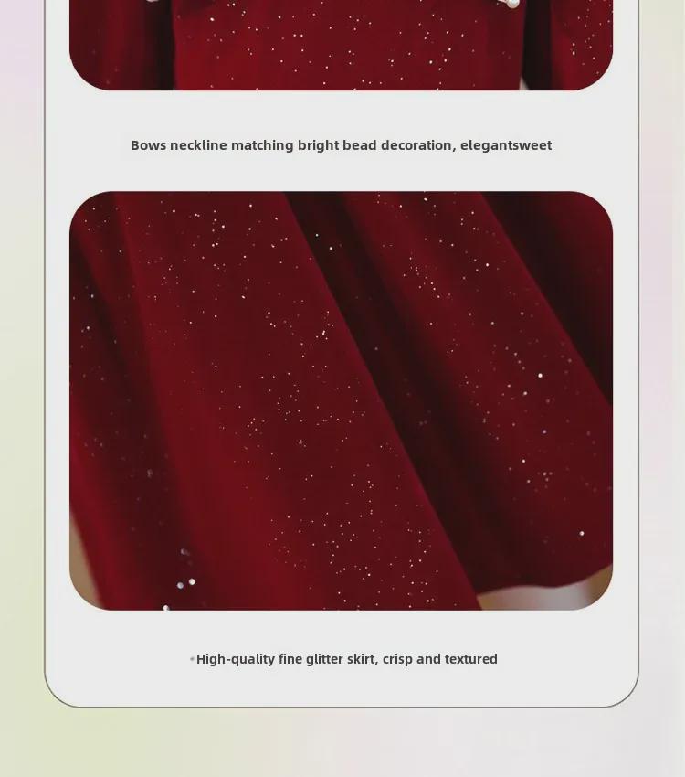 Stylish 2023 Autumn & Winter Girls' Long Sleeve Princess Dress with Velvet