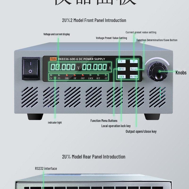 Meirike RK8309-60V High-Power Programmable DC Power Supply