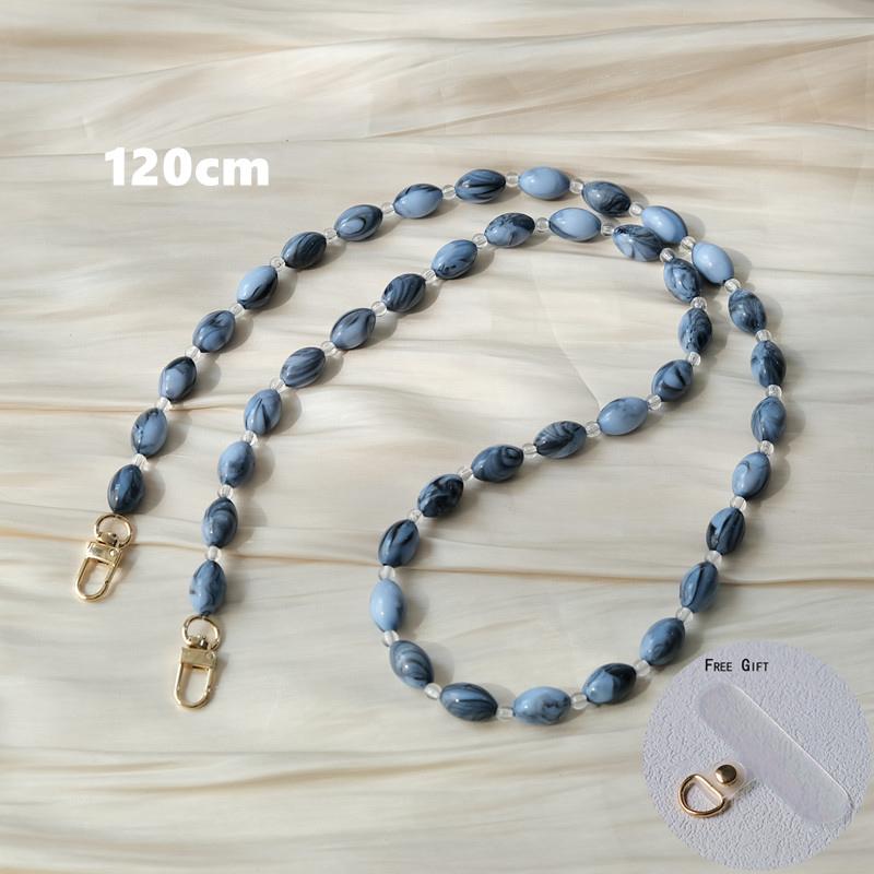 

Новый аксессуар для телефона, часть цепи для мобильного телефона, универсальный анти-потерянный ремешок с бусинами, ремешок на плечо, шею, через плечо, ремешок для смартфона, чехол-цепочка 120CM синий