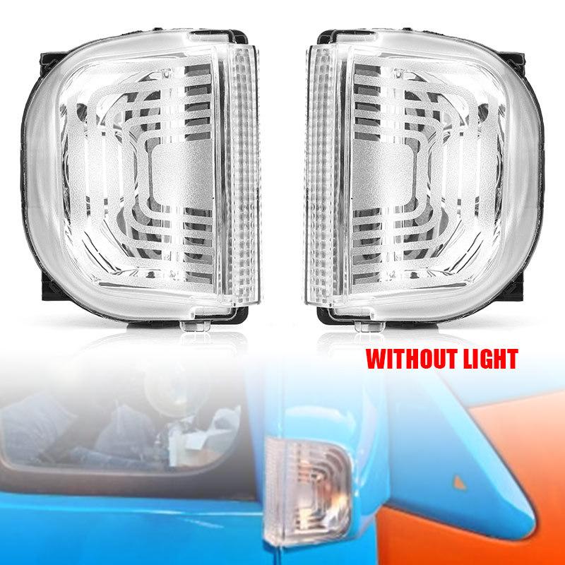 Side Rearview Mirror Light Lamps No Bulb for Mercedes Benz Sprinter 2018 2024 9109064700 A9109064600