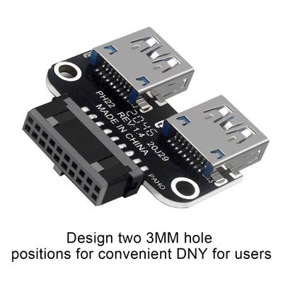 USB3.0/3.1 Adapter IDC19P/20P A Female Port To USB Adapter with Inner Connection Dongle