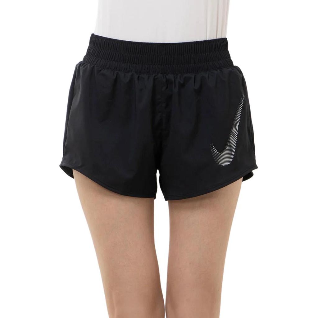 Nike Dri-FIT One Swoosh Breathable Fitted Mid-Rise Printed Sports Shorts Women shorts Black FB4929-010