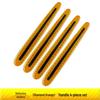 Reflective Carbon Fiber Anti-Collision Car Stickers for Handles, Door Bowl, and Mirrors