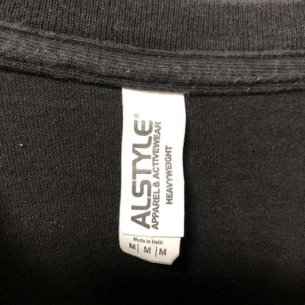 [USED] C2070 Aaliyah Graphic T-Shirt, Black, Vintage Overseas Clothing