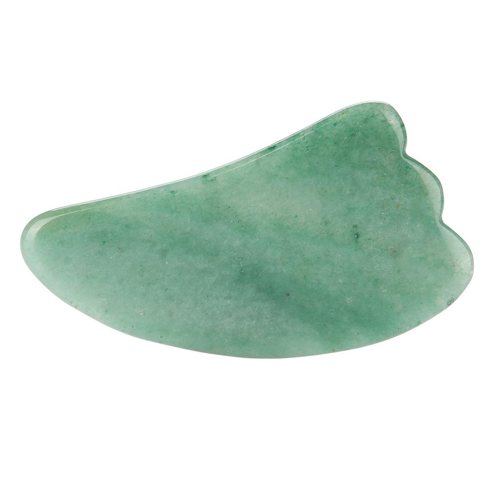 3Pcs Green Aventurine Scraping Plate Board Set Body Massage Plate Scraping Massage Tool