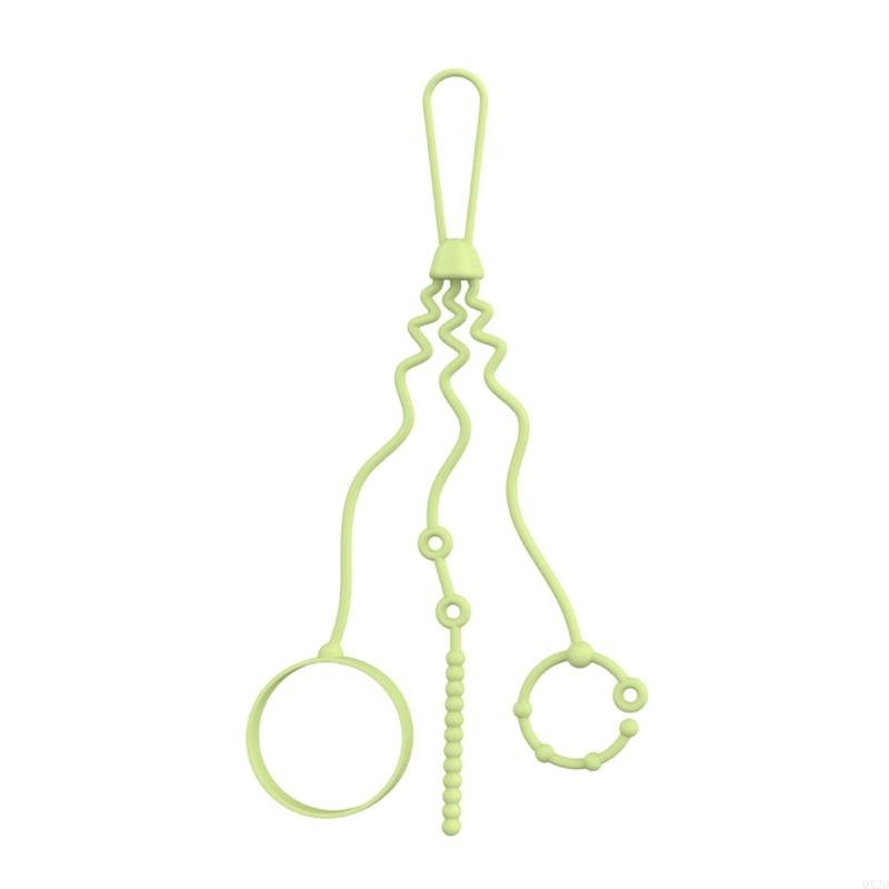 Silicone Pacifier Chain Adjustable Baby Bottle Toy Straps 280mm for Strollers
