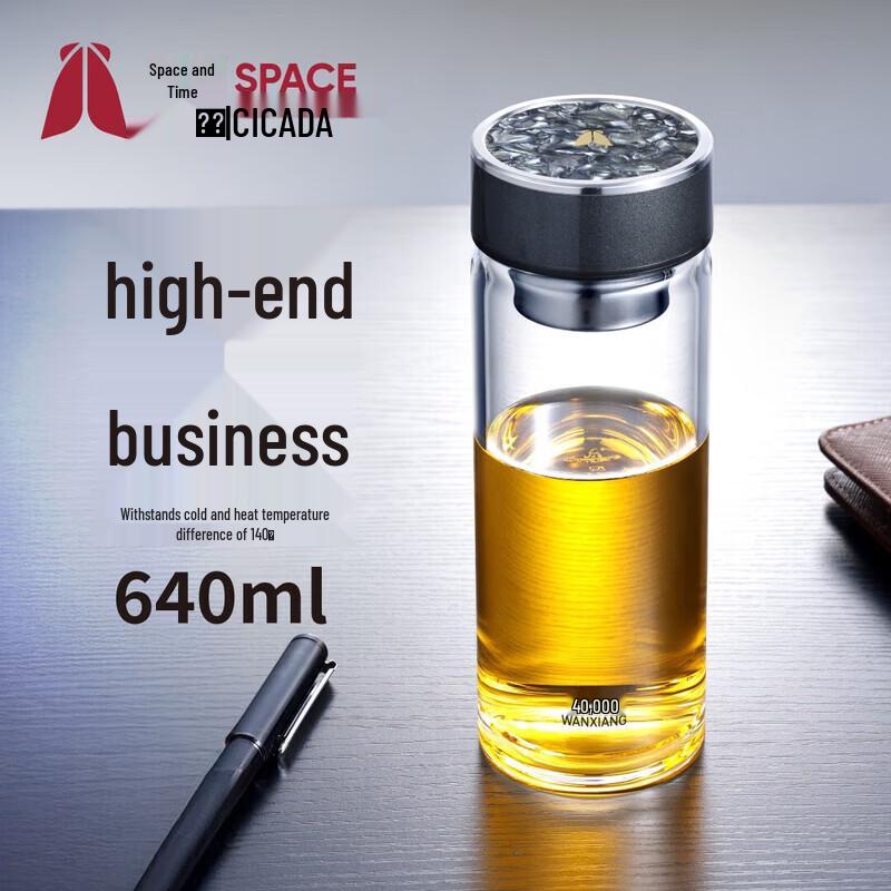 WANXIANG Single-layer Glass Tea & Water Cup