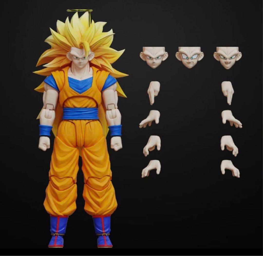 

[USED] Re-released Super Saiyan 3 Son Goku Dragon Ball S.H.Figuarts size