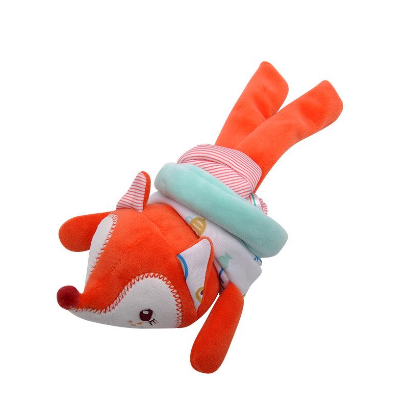 Lili Pudding Animal Shaking Series Pull-Shake Bed Hanging Educational Baby Toy Doll 10cm