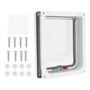 Pet Door Multiple Lock Modes Detachable Easy To Install Pet Gate Suitable for Cats Dogs