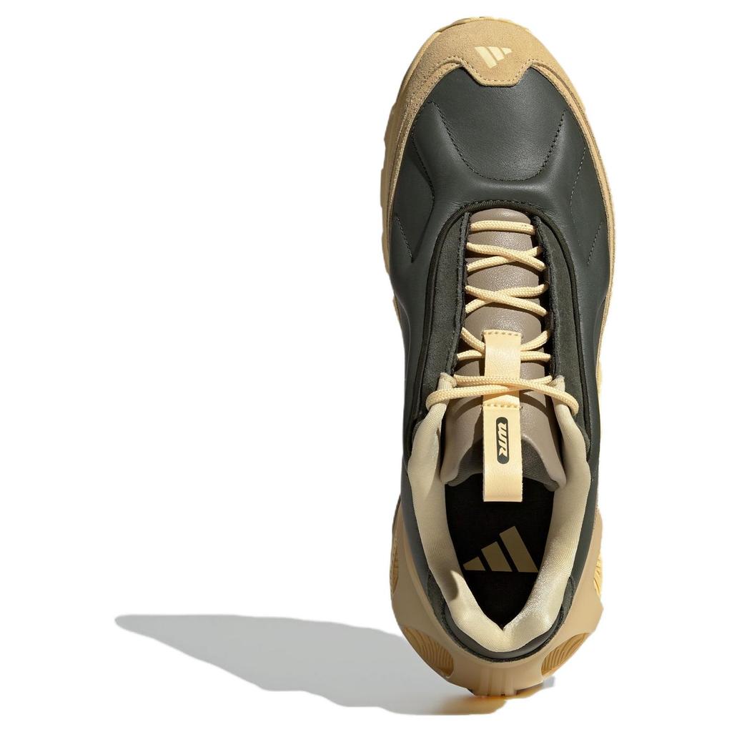 Adidas Wonder Runner Comfortable Versatile Non-Slip Durable Low-Top Running Shoes Unisex Running Shoes Yellow-Brown JQ7475