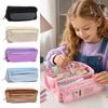Large Capacity Pen Bag Back To School Stationery Organizer Portable Pencil Case  Gift