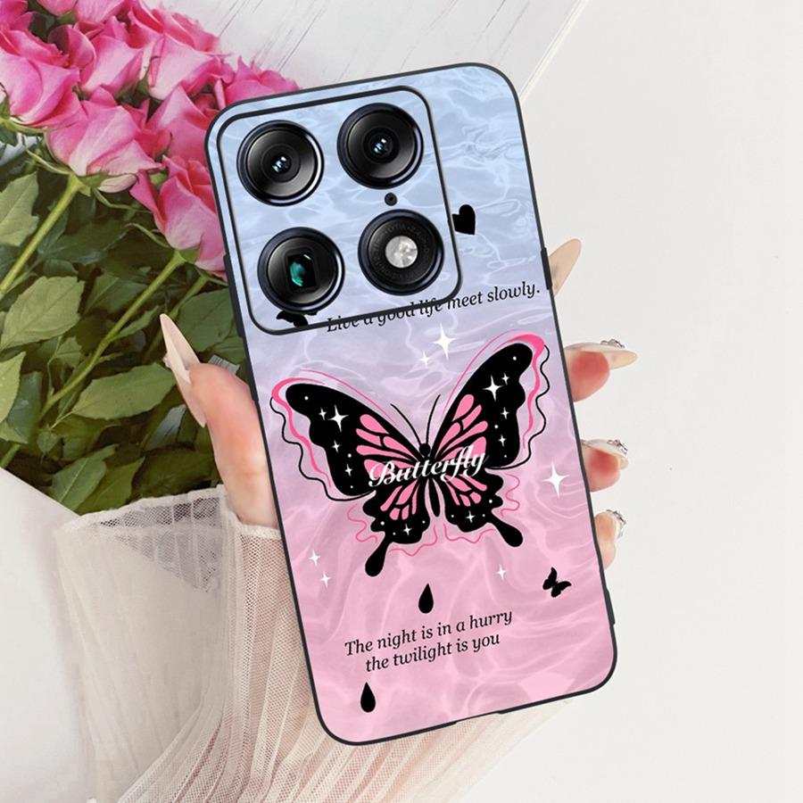 For Motorola Signature 6.8'' Case Cute Cat Cartoons Pattern Soft Silicone TPU Funda For MotoX70 Air Pro Signature Back Covers
