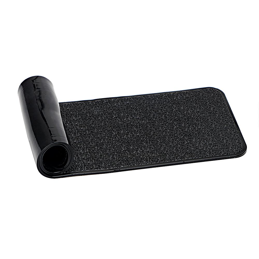Anti-Rutsch-Matte für Handy-Autodashboard Klebriges Pad Schwarz für GPS Auto-Innenraum PU-Leder-Textur Anti-Rutsch-Mattenhalter Gel Magisch