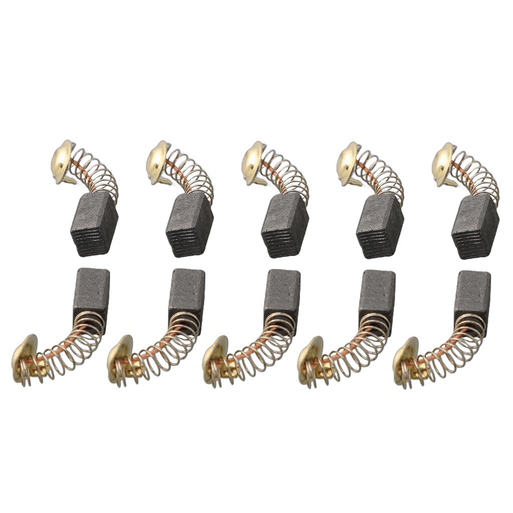 10 Pieces Carbon Brush Replacement for Guild PDH26G Rotary Hammer Drill 1000W Motor 6 5x7 5x12 E15 Carbon Fiber Brush Set