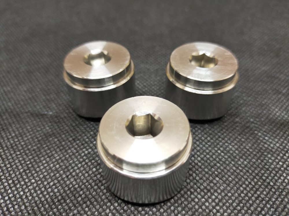 O2 Sensor M18 X for Ratio Meters and with Stainless Steel Boss Boss Cap 3 Pre-machined Adapter, P1.5, Air-Fuel A/F Meters, Weld-On (R-machined & Set,