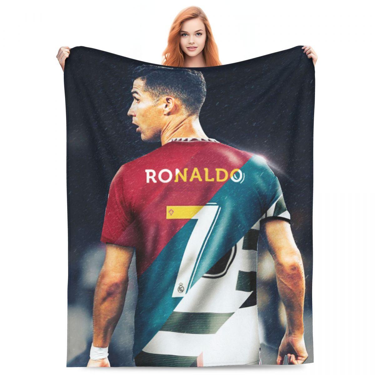 CR7 Cristiano Ronaldo Blanket Velvet Relax Soft Throw Blanket for Bedding Bedding Throws 75X95CM