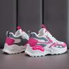 Fashion Girls Shoes Children Trainers New Luxury Cute Platform Kids Shoes Fashion Leather School Chunky Sneaker for Girls