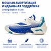Li-Ning Lightweight Shock Absorption Low Top Basketball Shoes Men sneakers White Blue ABFW003-2