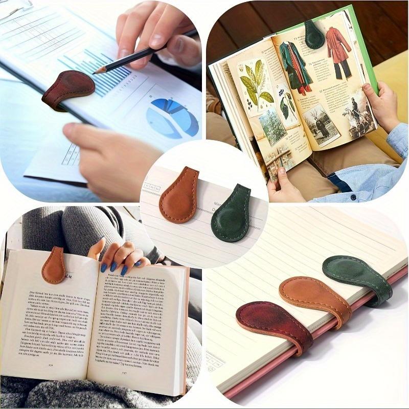 2Pcs Vintage Engraved Bookmarks Magnetic Design Book Marker Clips Book Marks Customized Reading Markers for Readers.