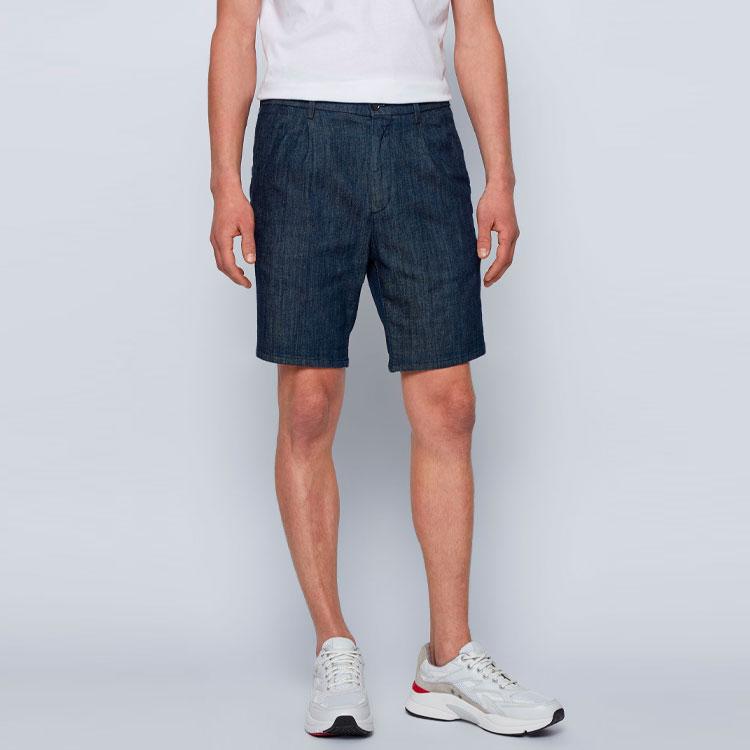 Hugo Boss SS21 Denim Shorts Men's Dark Blue 50453119-415