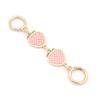Purse Chain Strap Extender Strawberry Shape Bag Extension Chain Metal Bag Chain Strap Extender DIY Replacement Chains