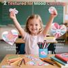 36Pcs Calm Stickers for Anxiety Sensory Stickers 2 Textured Reble Breathing Mindfulness Textured Fidget Stickers for Office & Classroom Desk, Anxiety