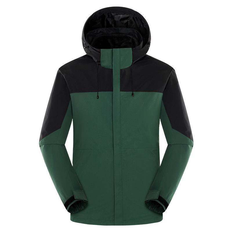 3-in-1 Windproof Waterproof Mountaineering Jacket for Couples with Detachable Liner