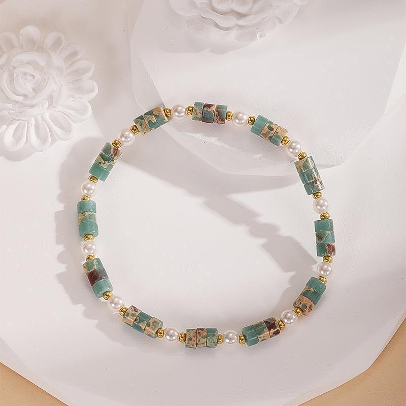 Retro Summer Pearl Bracelet with MIYUKI Seed Beads - High-End Niche Design