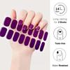 16Tips Semi-Cured Gel Nail Sticker Pure UV/LED Lamp Gel Nail Polish Wraps Long-Lasting Full Cover Gel Sticker Nail Decor##