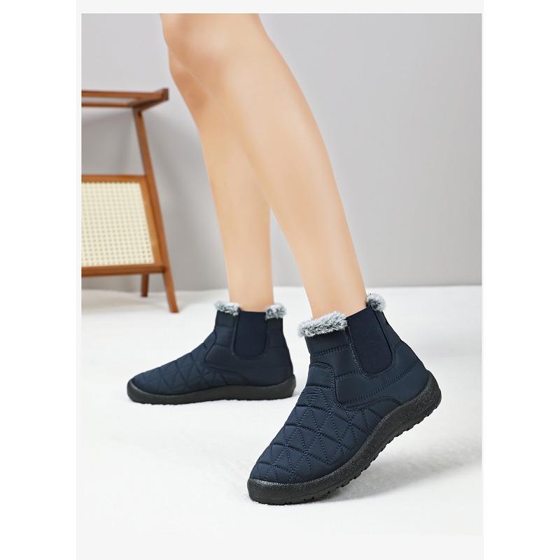 Cotton Shoes, Women's Fleece, Thickened Boots, High-top Soft-soled Snow Boots, Cold-proof and Warm Women's Boots, Comfortable Cotton Boots