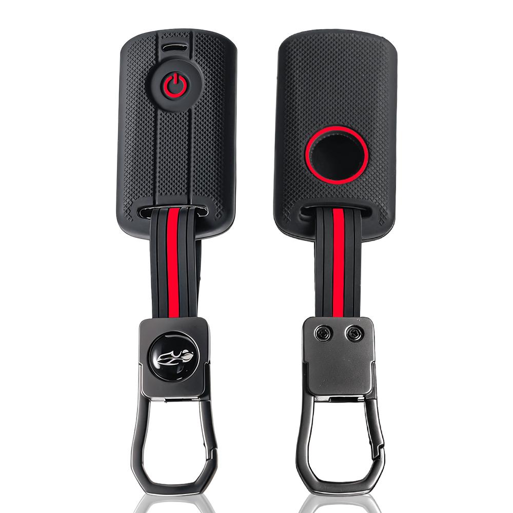 Keychain For YAMAHA XMax 125 250 309 300 400 Tricity 2020 2021 2022 NMAX 125 Tmax Tech Max Silicone Remote Key Cover Case Key
