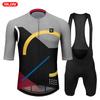 Raudax 2022 Men Short Sleeve Jersey Sets Mountain Bike Sport Ropa Ciclismo Hombre Summer Cycling Clothing Triathlon Bike Uniform