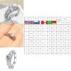 Versatile Fashion Women Luxury Engagement Wedding Rings For Lady Crystal Jewelry Accessories Gifts