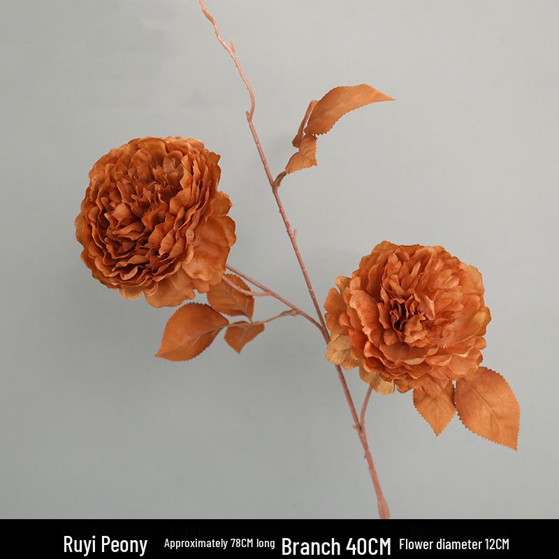 Karamelkleurige Kunstbloemen Bruiloftsdecoratie - Plafond- en Wegdekarrangementen, Koffietint Nepbloemen.
