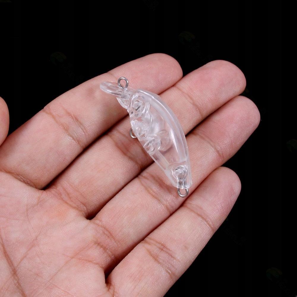 Body Wobbler Pike Zander Perch Do It Yourself For Painting 4.5Cm 4G 10Pcs
